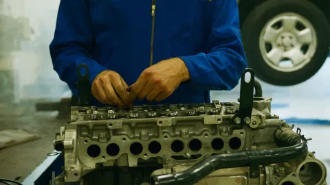 Manutenção de motor